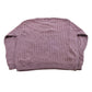 Vintage 1990s Arrow Cable Knit Cotton Sweater Men's M
