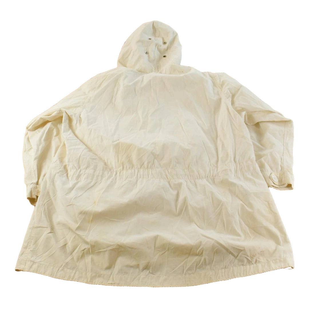 Vintage 1943 Military Parka Field Over White Jacket Men's Large