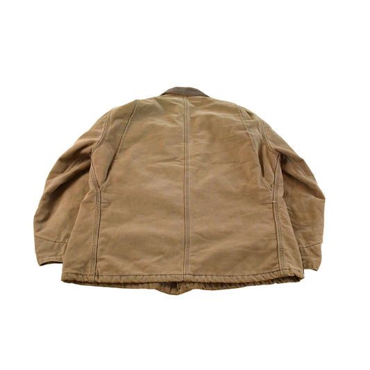 Vintage 1980's Carhartt Blanket Lined Chore Barn Jacket Men's L