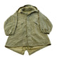 Vintage 1980s Military Parka Field Night Desert Camo Jacket Men's S