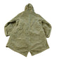 Vintage 1980s Military Parka Field Night Desert Camo Jacket Men's S