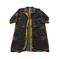 Vintage 1990s Ivy Koral Western All Over Print Wool Robe Men's M