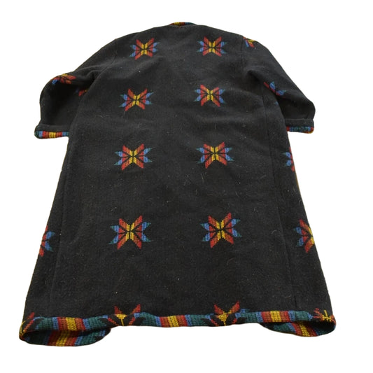 Vintage 1990s Ivy Koral Western All Over Print Wool Robe Men's M