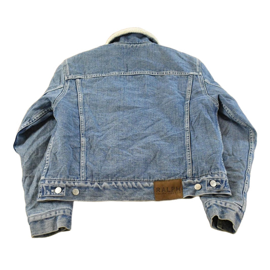 Vintage 2000s Ralph Lauren Sherpa Denim Trucker Jacket Women's S