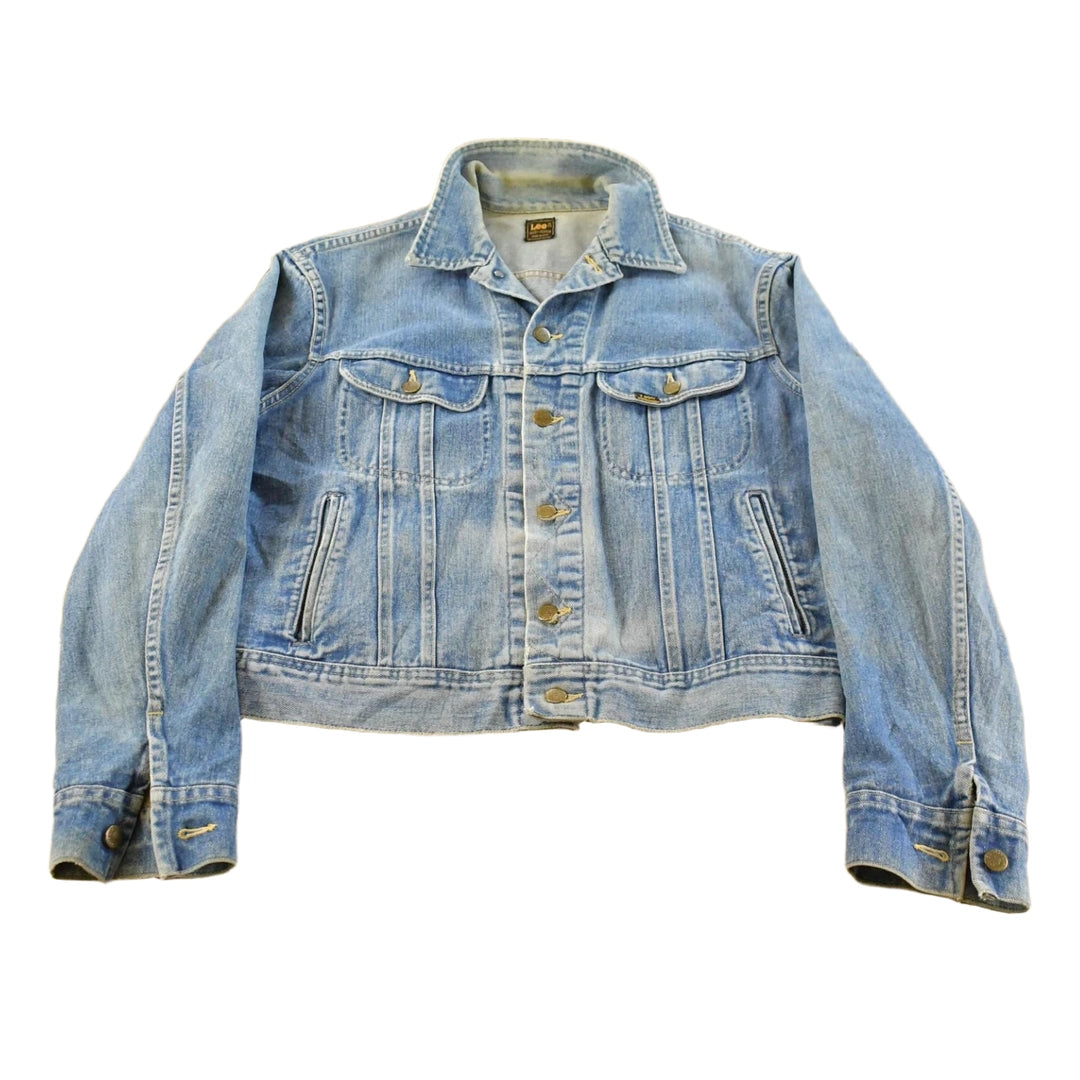 Vintage 1970s Lee Denim Jean Trucker Jacket Men's S-M