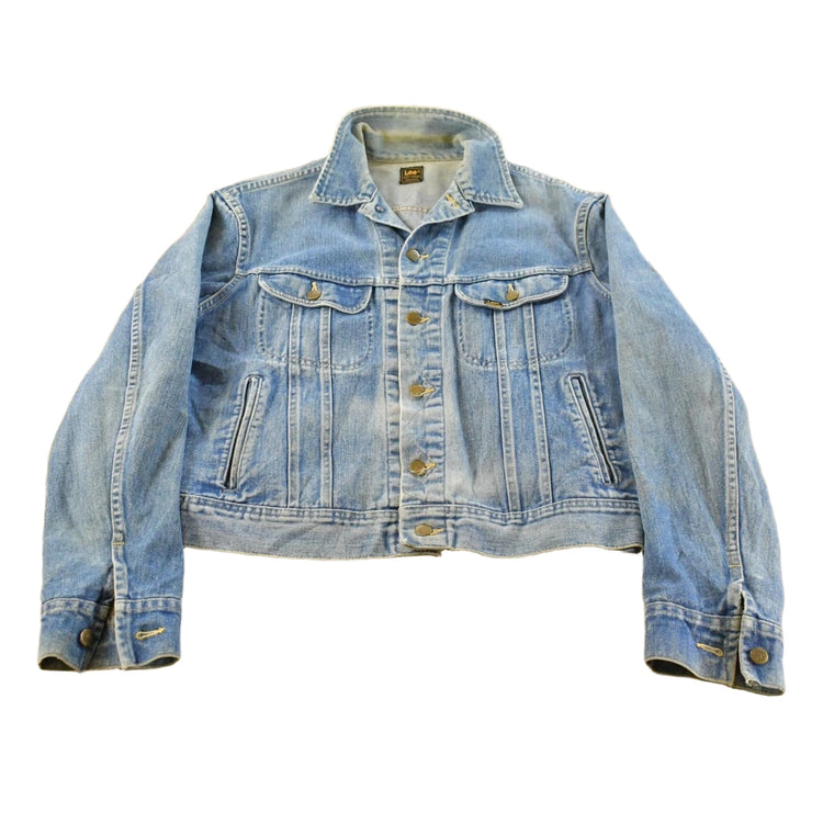 Vintage 1970s Lee Denim Jean Trucker Jacket Men's S-M