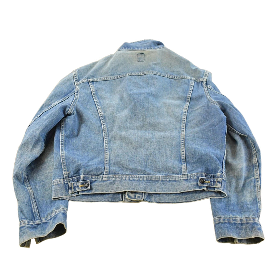 Vintage 1970s Lee Denim Jean Trucker Jacket Men's S-M