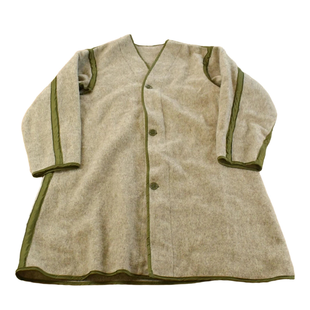 Vintage 1971 Wool Military Parka Field Liner Jacket Men's L