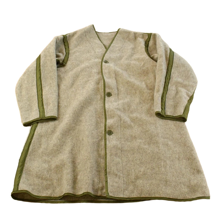 Vintage 1971 Wool Military Parka Field Liner Jacket Men's L