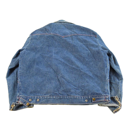 Vintage 1970s Western Wear Denim Jean Jacket Men's L