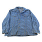 Vintage 1970s Lee Western Style Pearl Snap Button Up Denim Shirt Men's Large