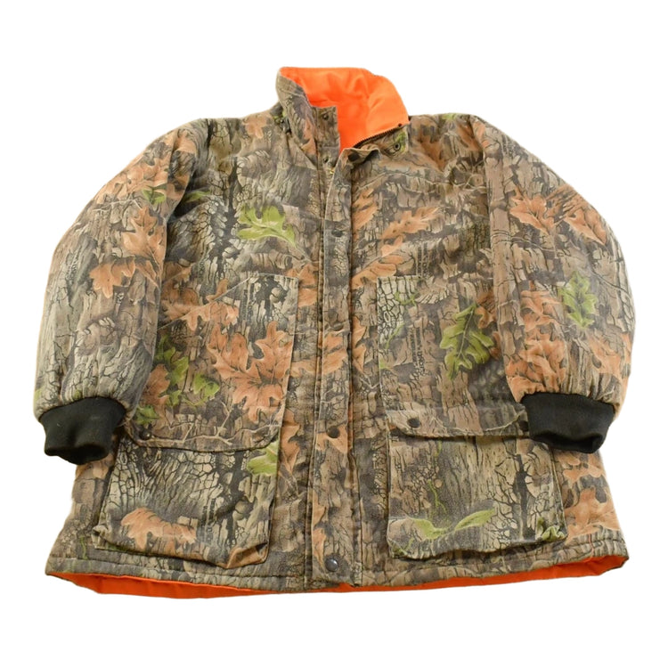 Vintage 1990s Northwest Territory Tree Camo Reversible Jacket Men's L