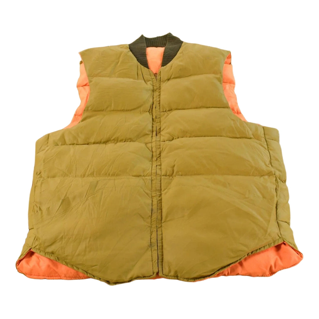 Vintage 1980s Down Design Puffer Vest Jacket Men's M