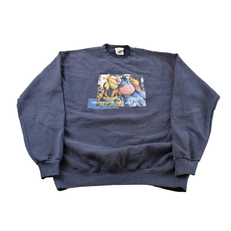 Vintage 1990s Tigger Winnie The Pooh Walt Disney World Crewneck Sweatshirt Men's Medium