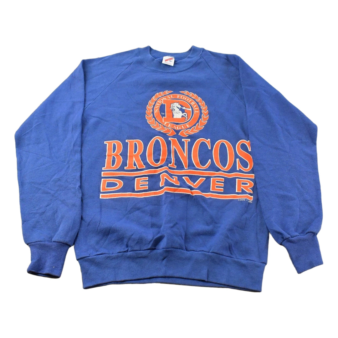 Vintage 1990s Denver Broncos NFL Crewneck Sweatshirt Men's Small
