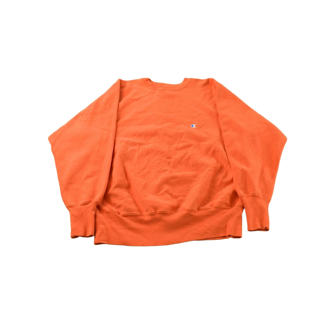 Vintage 1990s Champion Reverse Weave Blank Crewneck Sweatshirt Men's L