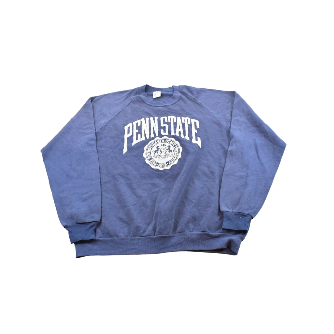 Vintage 1990s Penn State University Crest Crewneck Sweatshirt Men's L