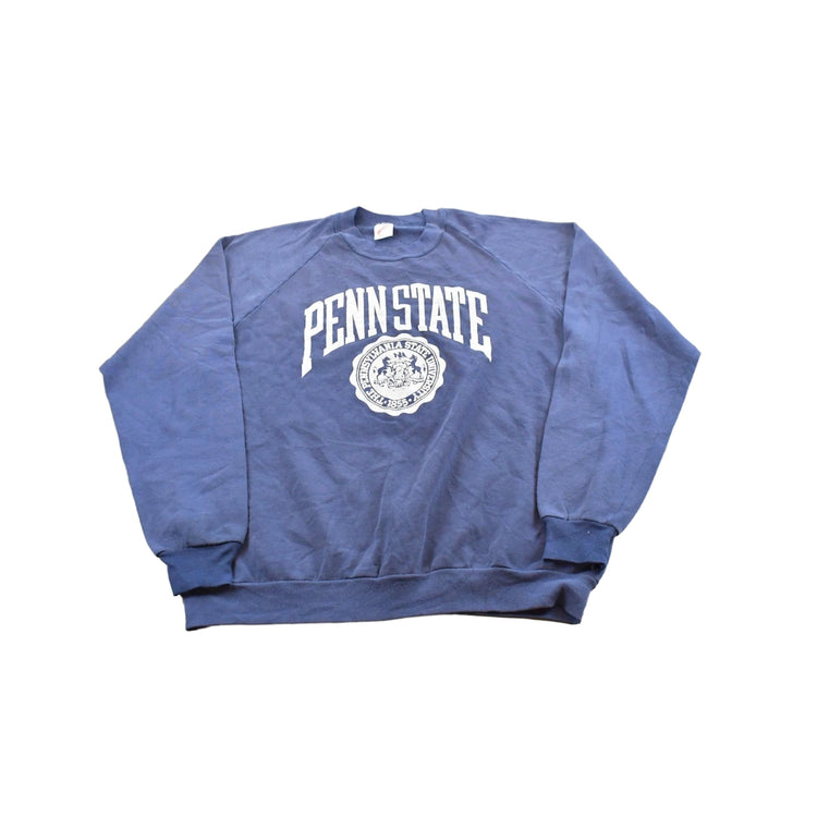 Vintage 1990s Penn State University Crest Crewneck Sweatshirt Men's L