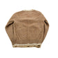 True Vintage 1960s Lady Clansmen Scottish Shetland Wool Knit Henley Collar Sweater Women's XXS