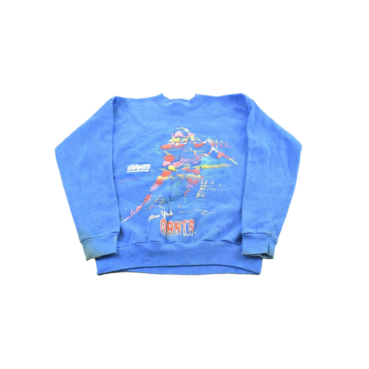 Vintage 1990s SSI New York Giants NFL Football Crewneck Sweatshirt Men's S