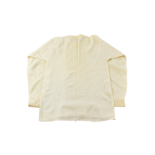 Vintage 1970s J.E. Morgan Long Johns Thermal Waffle Knit Long Sleeve Shirt Men's L-XL