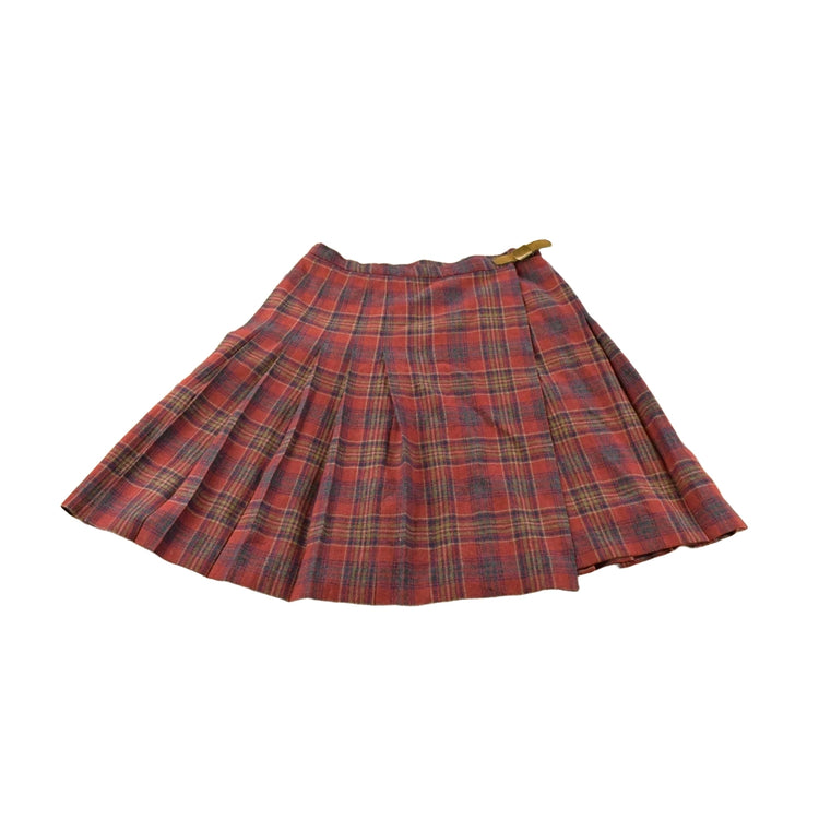 Vintage 1990s Pendleton Wool Tartan Plaid Skirt Women's 33