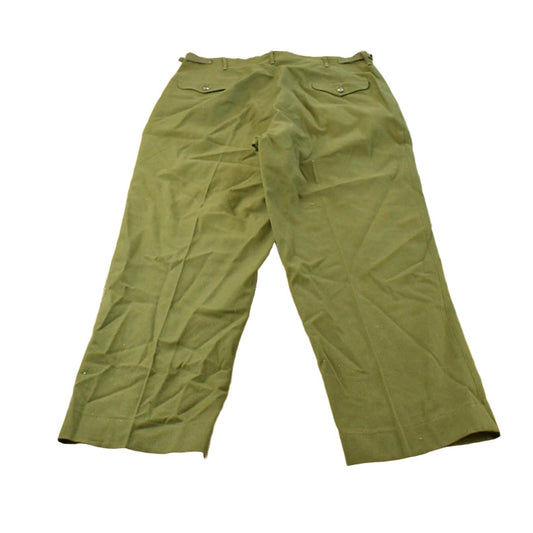 Vintage 1960s Military M-1951 Army Cargo Field Trousers Olive Drab Pants Men's 38 x 30.5