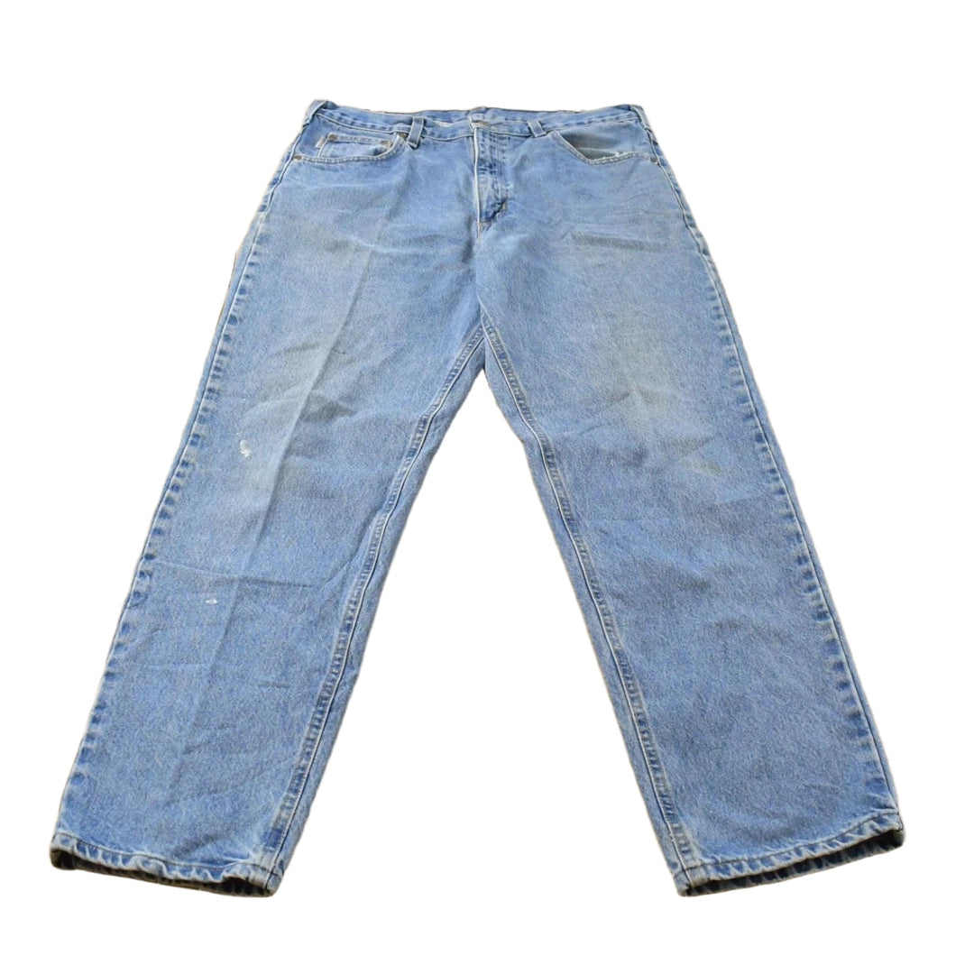 Vintage 2000s Carhartt Relaxed Fit Distressed Workwear Denim Jeans Men's 35 x 31.5