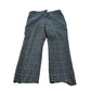 Vintage 1980s Plaid Wool Trousers Men's 36 x 29