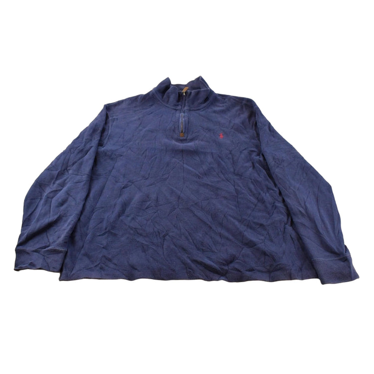 Vintage 1990s Polo Ralph Lauren Quarter Zip Sweatshirt Men's Large