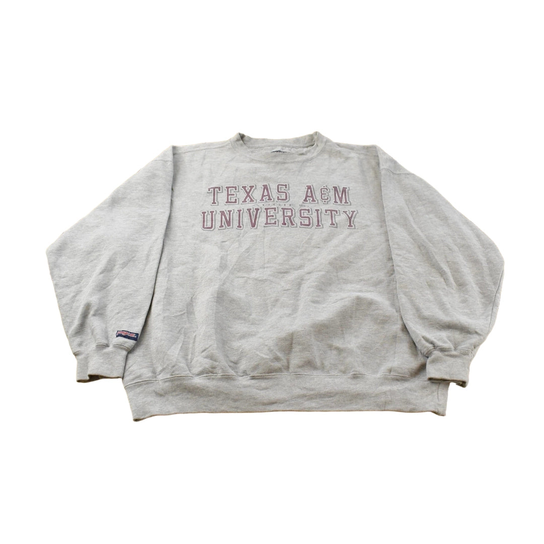 Vintage 1990s University of Texas A&M Collegiate Crewneck Sweatshirt Men's L