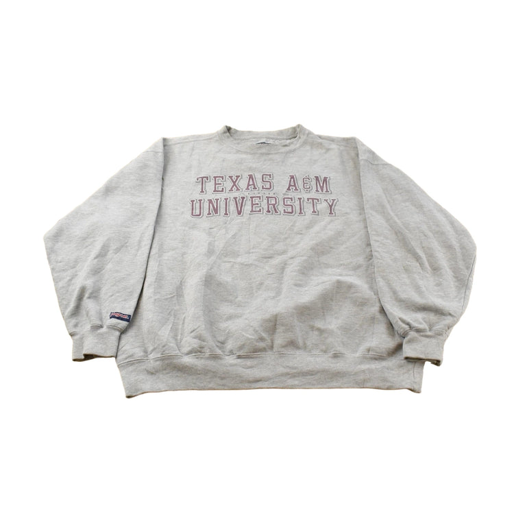 Vintage 1990s University of Texas A&M Collegiate Crewneck Sweatshirt Men's L