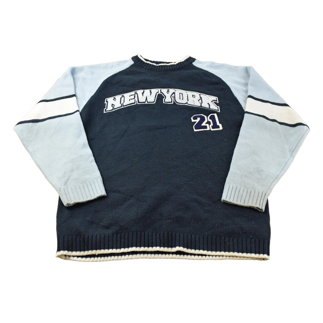 Vintage Y2K Southpole New York Knit Crewneck Sweater Mens M