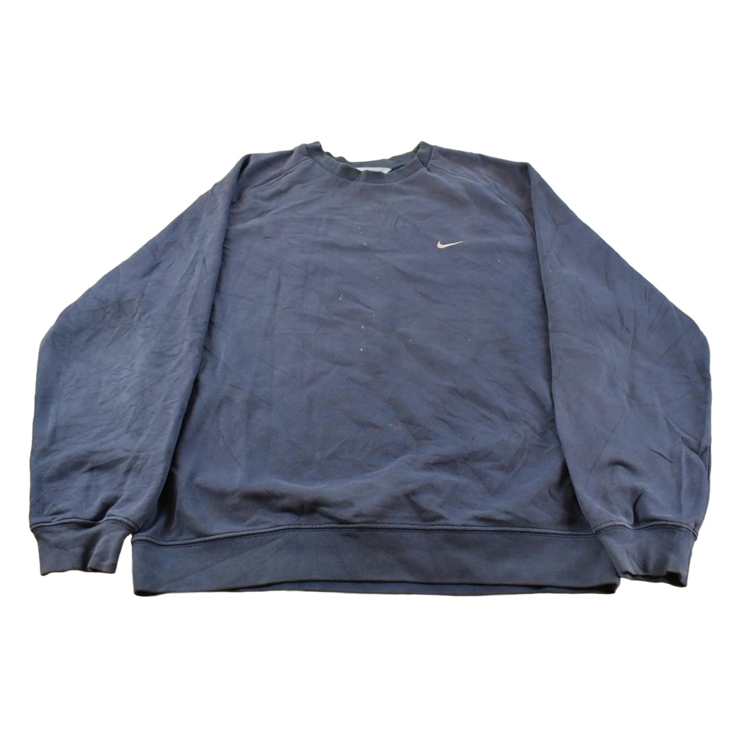 Vintage 2000s Nike Embroidered Mini Swoosh Crewneck Sweatshirt Men's XL