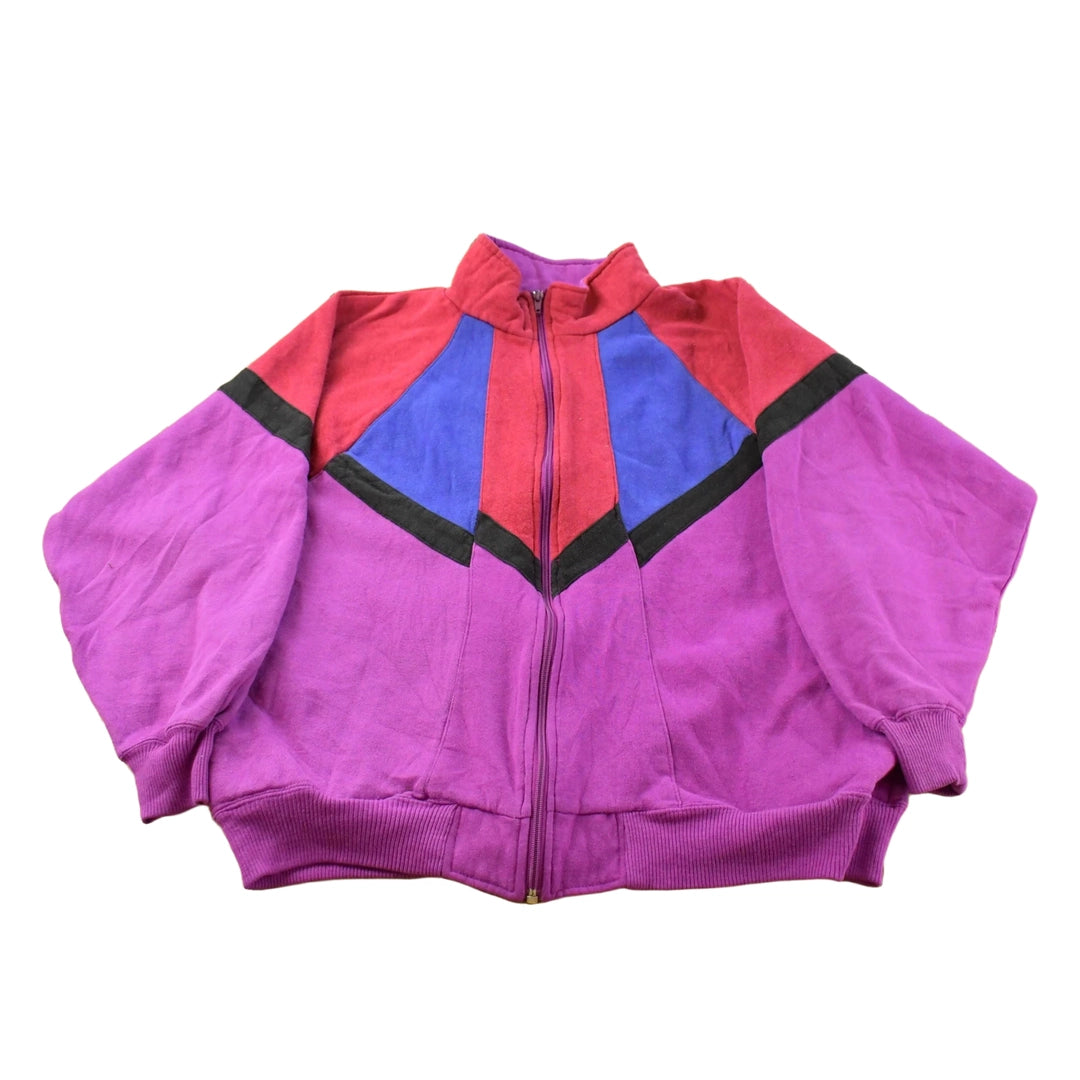 Vintage 1990s Sunterra Abstract Full Zip Sweatshirt Women's Large