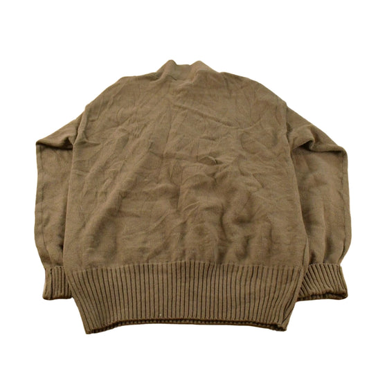 Vintage 1990s Military Henley Knit Sweater Men's M-L