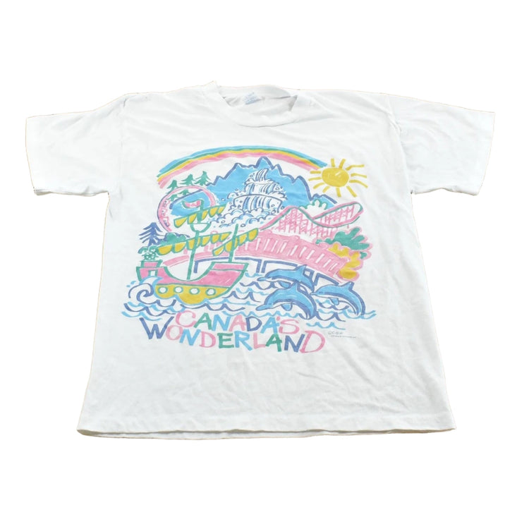 Vintage 1990's Canada's Wonderland Souvenir Promotional T-Shirt Men's M