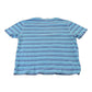 Vintage 1990s St Johns Bay Blue Striped T-Shirt Women's L