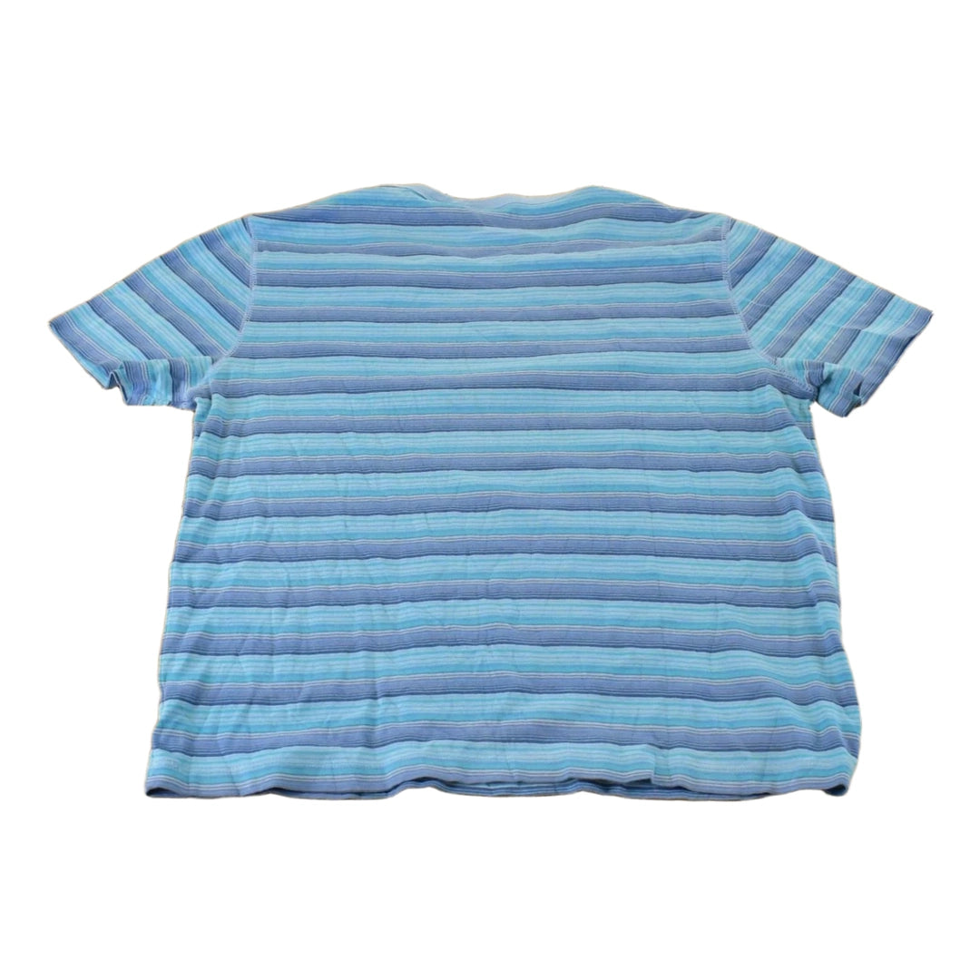 Vintage 1990s St Johns Bay Blue Striped T-Shirt Women's L