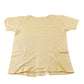 Vintage 1990s Fraly Wool Silk Blank Beige T Shirt Women's M
