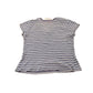 Vintage Y2K No Boundaries Purple Striped V-Neck T-Shirt Youth XL
