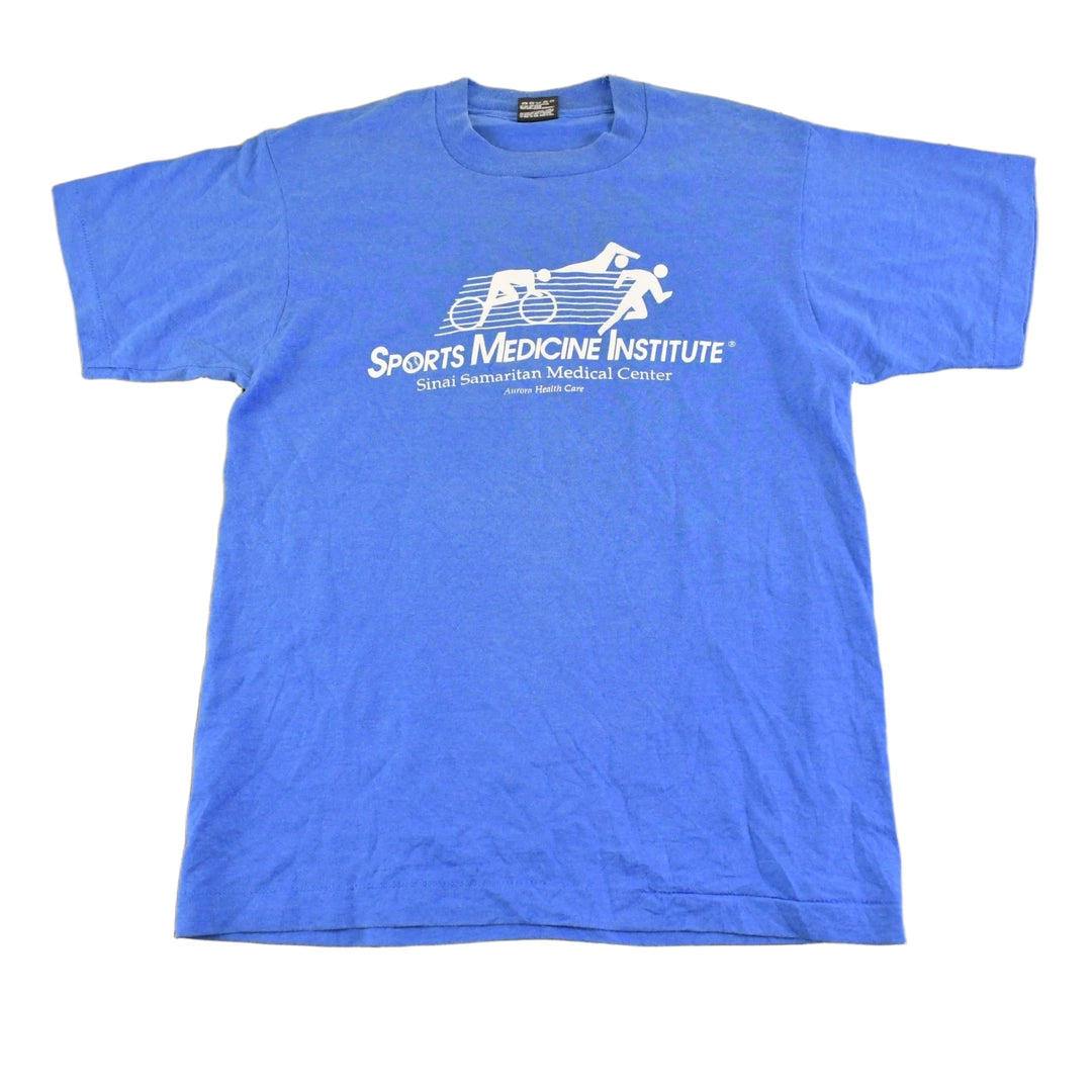 Vintage 1990s Sports Medicine Institute Triathlon Graphic T-Shirt Men's M