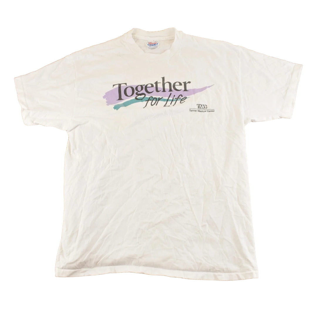 Vintage 1990s Together For Life Tanner Medical Center Graphic T-Shirt Men's L