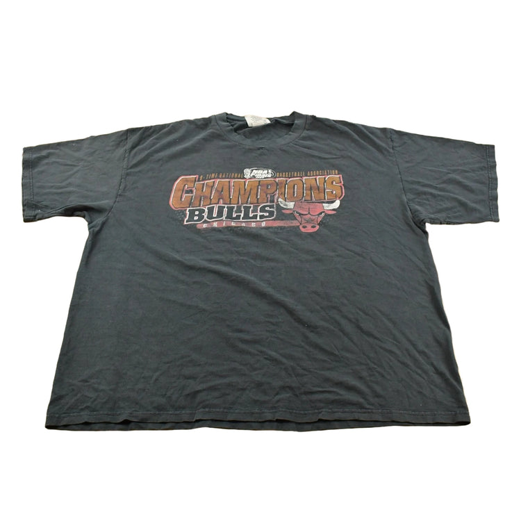 Vintage 1998 Chicago Bulls NBA Finals Basketball Graphic T-Shirt Men's 2XL