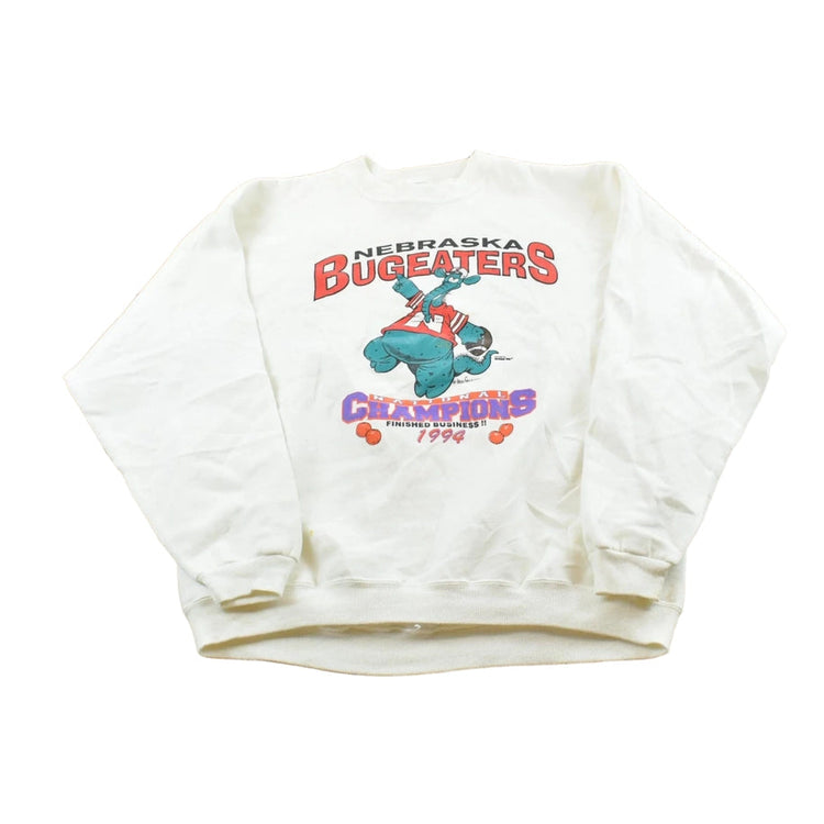 Vintage 1994 University of Nebraska Bugeaters Crewneck Sweatshirt Men's L