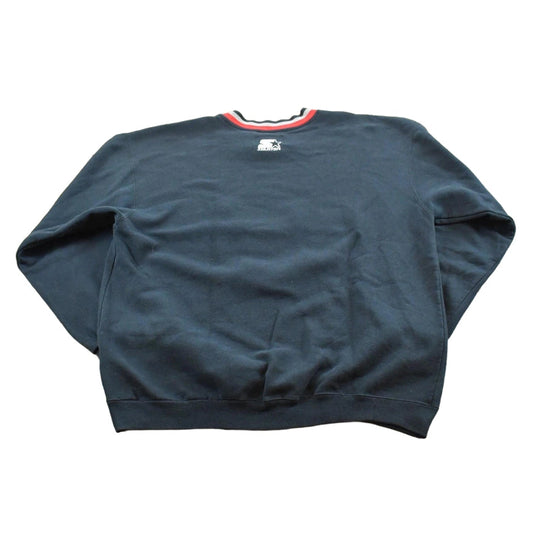 Vintage 1990s Starter Chicago Blackhawks NHL Hockey Embroidered Sweatshirt Men's L