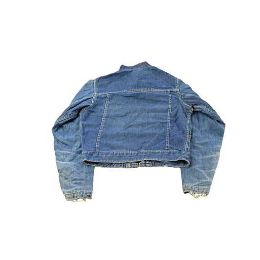 Vintage 1950s Buckaroo Big Smith Type 2 Style Denim Jean Trucker Jacket Men's Small
