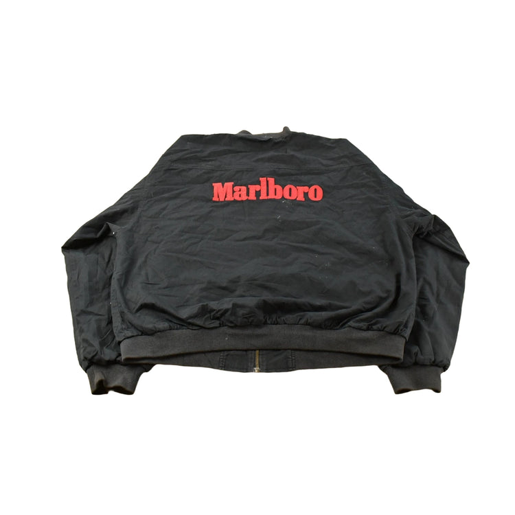 Vintage 1990s Marlboro Cigarettes Reversible Windbreaker Jacket Men's 2XL
