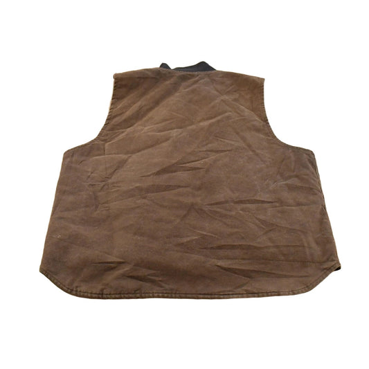 Vintage 2000s Carhartt Quilt Lined Work Vest Jacket Mens XL