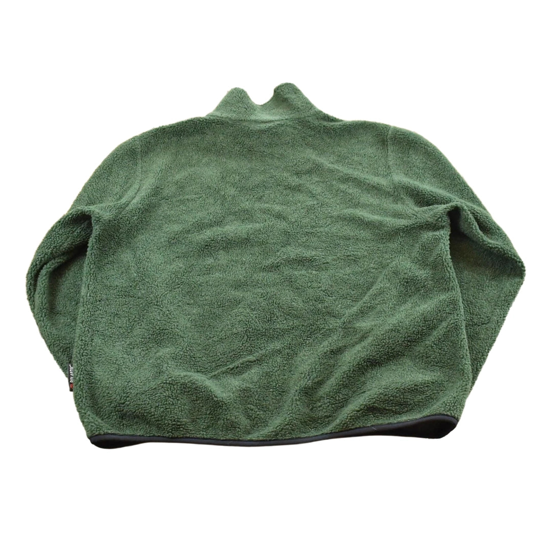 Vintage 1990s LL Bean Deep Pile Full Zip Fleece Sweater Women's XL